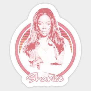 Shanice /// 90s Retro Soul Fan Design Sticker